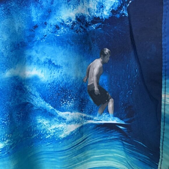 Hollister California Epic Flex Stretch Board Shorts Men’s Size 28 Blue Nautical - Picture 2 of 11